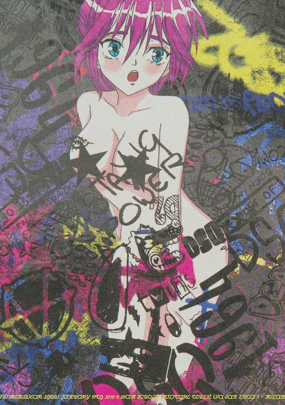 Invitation design for DSQUARED2 Fall Winter. Designed at Giovanni Bianco.